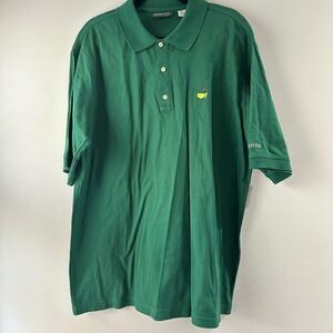 Masters Collection Green Golf Polo Shirt‎ XL 60s Two Ply Mercerized Cotton